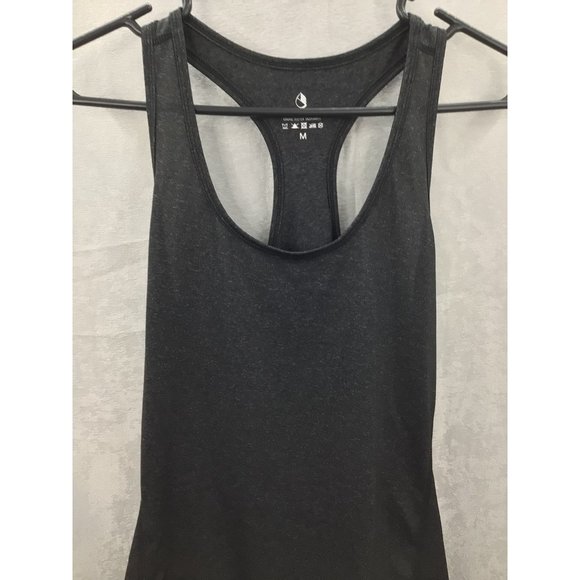 icyzone Workout Tank Tops for Women Racerback Dark Gray Medium - Picture 4 of 10
